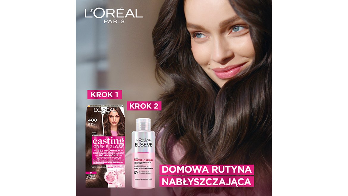 domowa rutyna nabłyszczająca