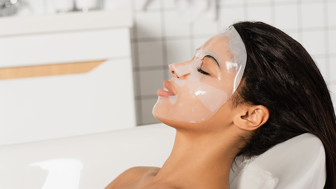 hydrożelowa maska do twarzy