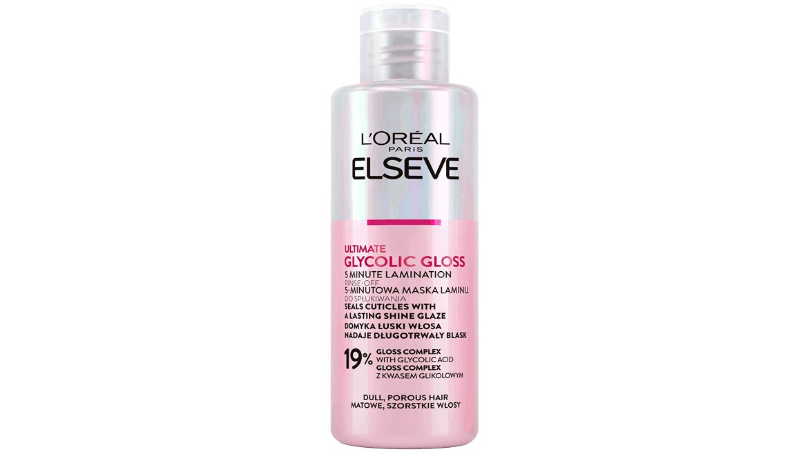 ELSEVE GLYCOLIC GLOSS 5 MINUTOWA KURACJA LAMINUJĄCA DO SPŁUKIWANIA