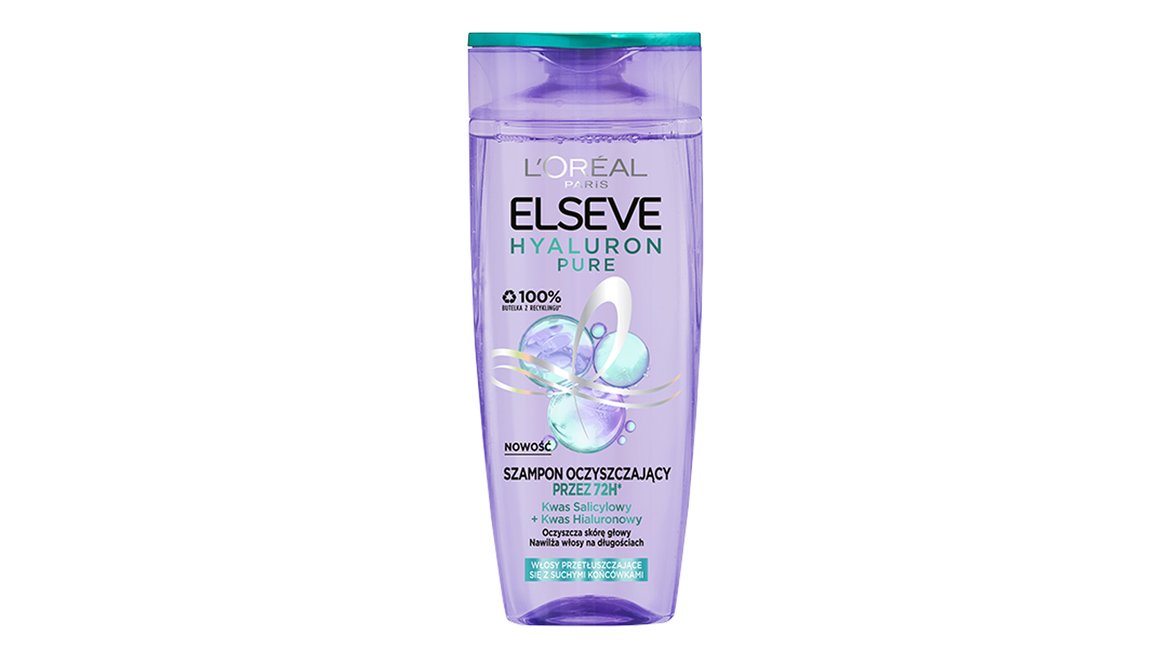 L’Oréal Paris Elseve Hyaluron Pure szampon oczyszczający