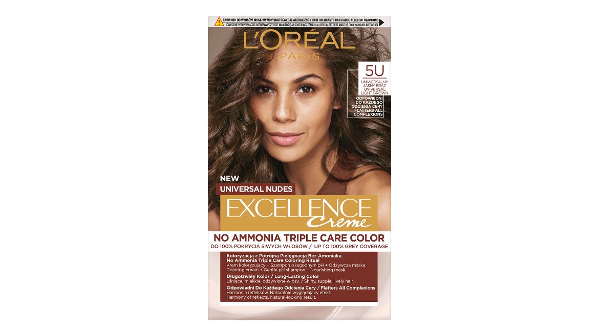 Farba do włosów Excellence Crème Universal Nudes 5U Uniwersalny Jasny Brąz