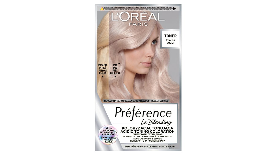Toner do włosów L’Oréal Paris Préférence Le Blonding 02 Pearly Boost