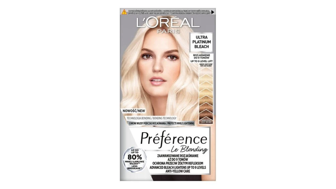 Rozjaśniacz do włosów L'Oréal Paris Préférence LeBlonding Ultra Platinium Bleach
