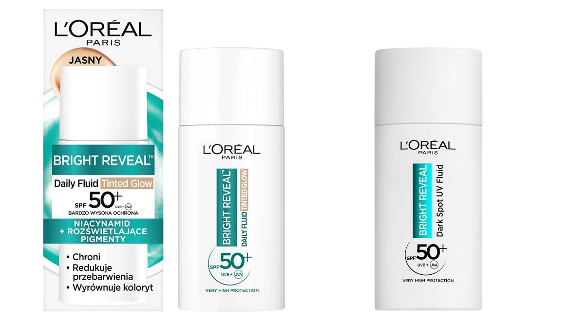 Redukujący przebarwienia UV Fluid z SPF 50+ Daily Fluid SPF 50+ Tinted Glow, odcień jasny