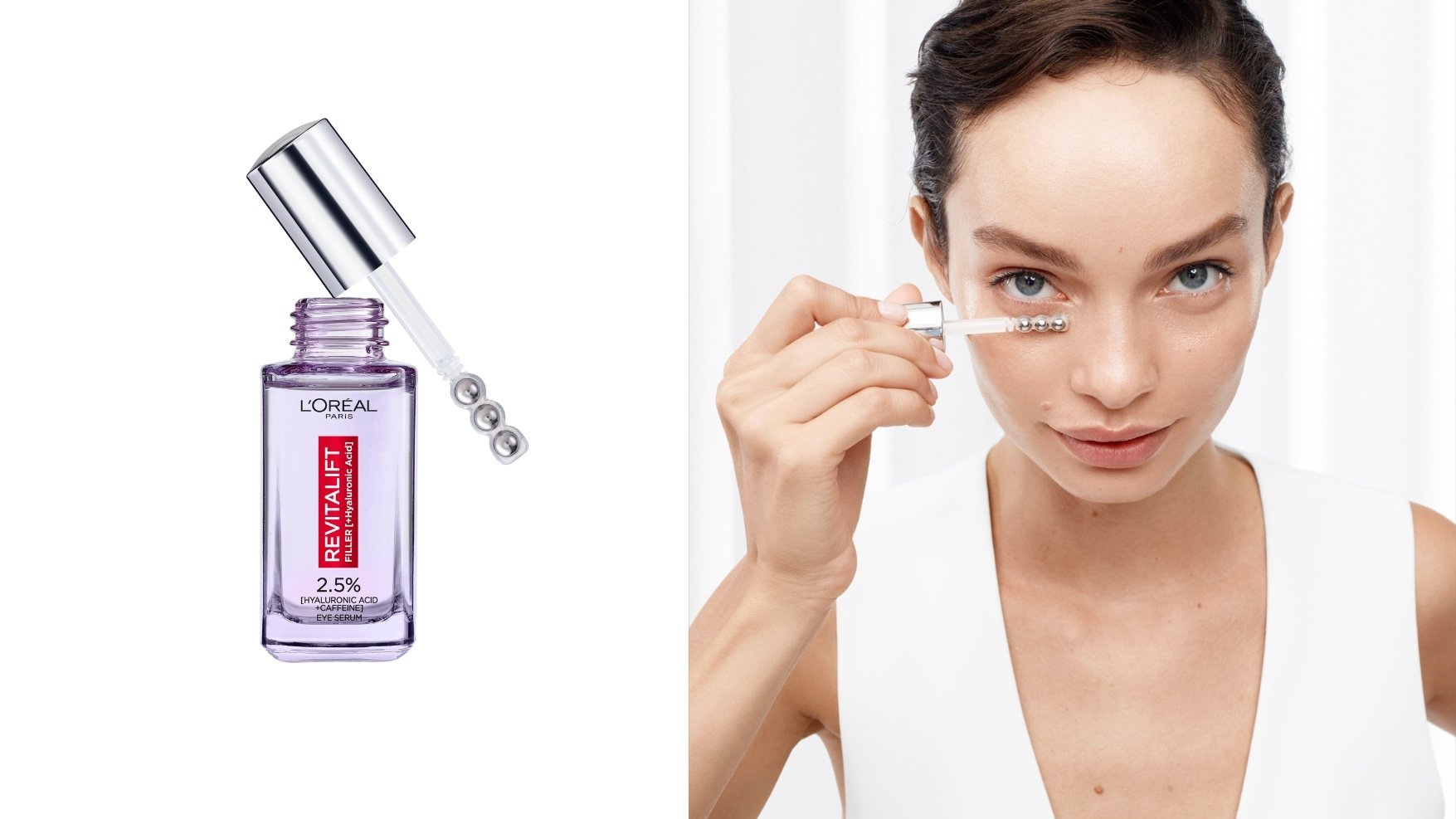 REVITALIFT FILLER SERUM POD OCZY MODELKA