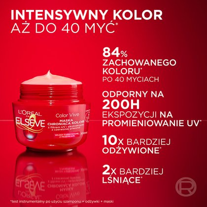 Elseve Color Vive Maska Ochronna do włosów farbowanych