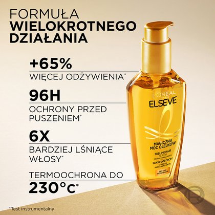 Elseve Magiczna Moc Olejków Eliksir Odżywczy do włosów suchych