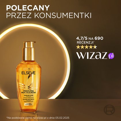 Elseve Magiczna Moc Olejków Eliksir Odżywczy do włosów suchych
