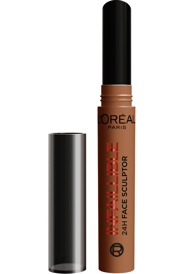 otwarte opakowanie Infaillible 24h Face Sculptor w odcieniu 4 Light Medium