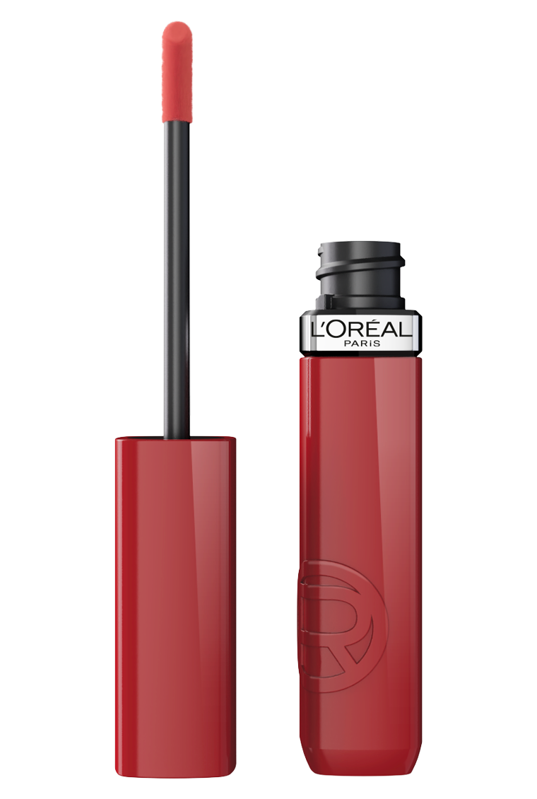 2024 OAP Makeup INFAILLIBLE Laque Resistance 215DrunkInRose Opened Pack Front 760x1130