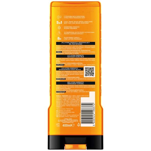 Mex Hydra Energetic Shower Gel Reno 2026 Packshot Tyl