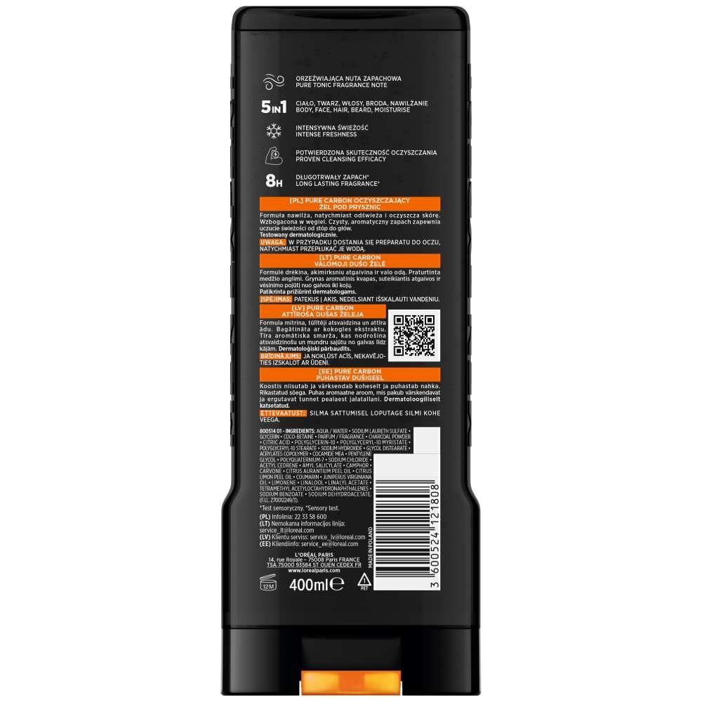 3600524121808 MEX PURE CARBON SHOWER GEL 400ML 1000x1000