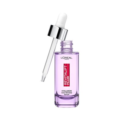 2024 OAP SkinCare Revitalift Filler Hyaluron Anti Wrinkle Serum 30ml Open Pack Front 1000x1000
