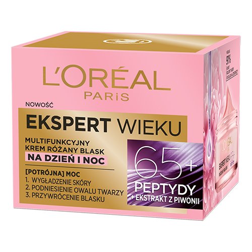 LOrealParisEkspertWiekuMultifunkcyjnyKremRozanyBlask65nadzieninoc50ml0003600524055127Boxed 500x500