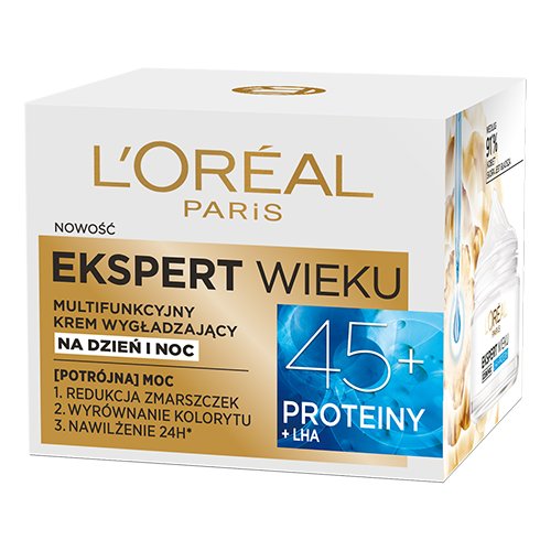 LOrealParisEkspertWiekuMultifunkcyjnyKremWygladzajacyBlask55nadzieninoc50ml0003600524100605Boxed 500